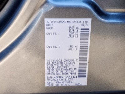 2024 Nissan Altima 2.5 SV