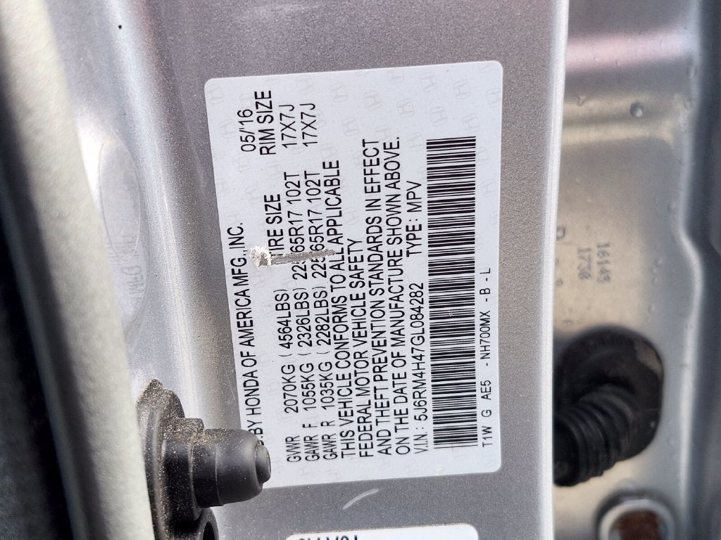 2016 Honda CR-V SE